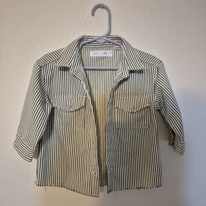 Zara Monochrome Striped Jacket